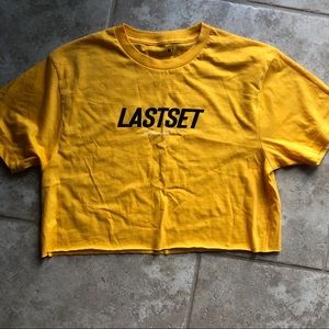 LASTSET Cropped Tee in Honeycomb